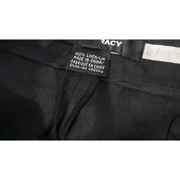 Company Ellen Tracy 100% Linen Pants Womens‎ 10 Lightweight Basic Minimalist - Picture 7 of 7